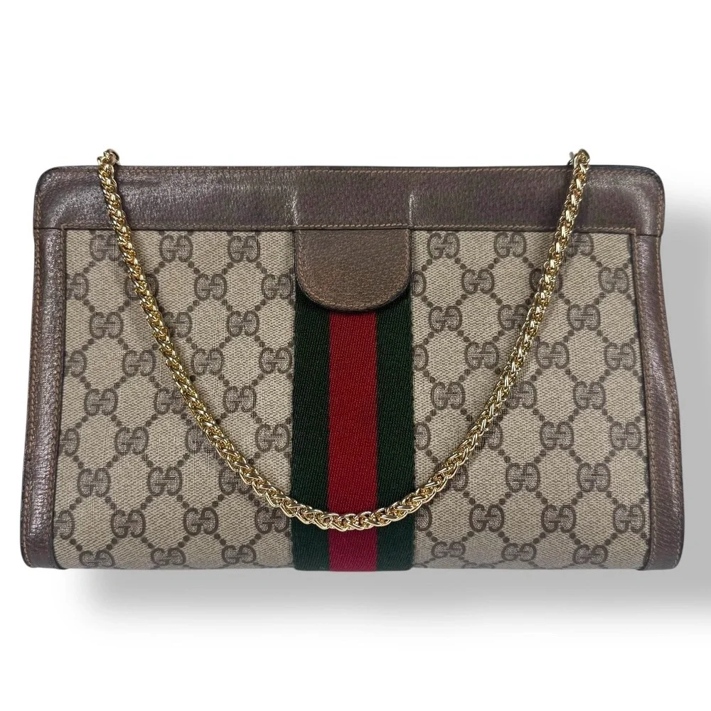 Gucci Ophidia Sherry line GG Monogram Accessory Collection Clutch Crossbody Bag - Picture 4 of 17